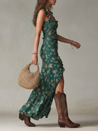 ZARIA | BOHEMIAN PRINT MAXI DRESS