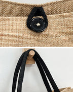 Portable Linen Large Capacity Shoulder Bag