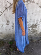 VIOLET | FLOWING V-NECK DRESS