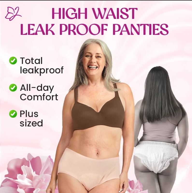 ⏳Last Day! Buy 1-Get 3 Packs!!🔥2026 Best-Selling🏆LunaBloom™ High-Waist Leak-Proof Panties ✨Butter-soft, ultra-stretchy & discreetly protective 🍃