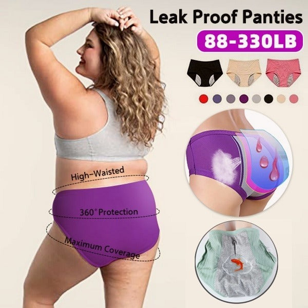 ⏳Last Day! Buy 1-Get 3 Packs!!🔥2026 Best-Selling🏆LunaBloom™ High-Waist Leak-Proof Panties ✨Butter-soft, ultra-stretchy & discreetly protective 🍃