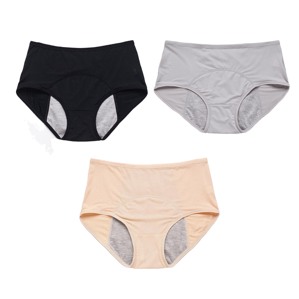 ⏳Last Day! Buy 1-Get 3 Packs!!🔥2026 Best-Selling🏆LunaBloom™ High-Waist Leak-Proof Panties ✨Butter-soft, ultra-stretchy & discreetly protective 🍃