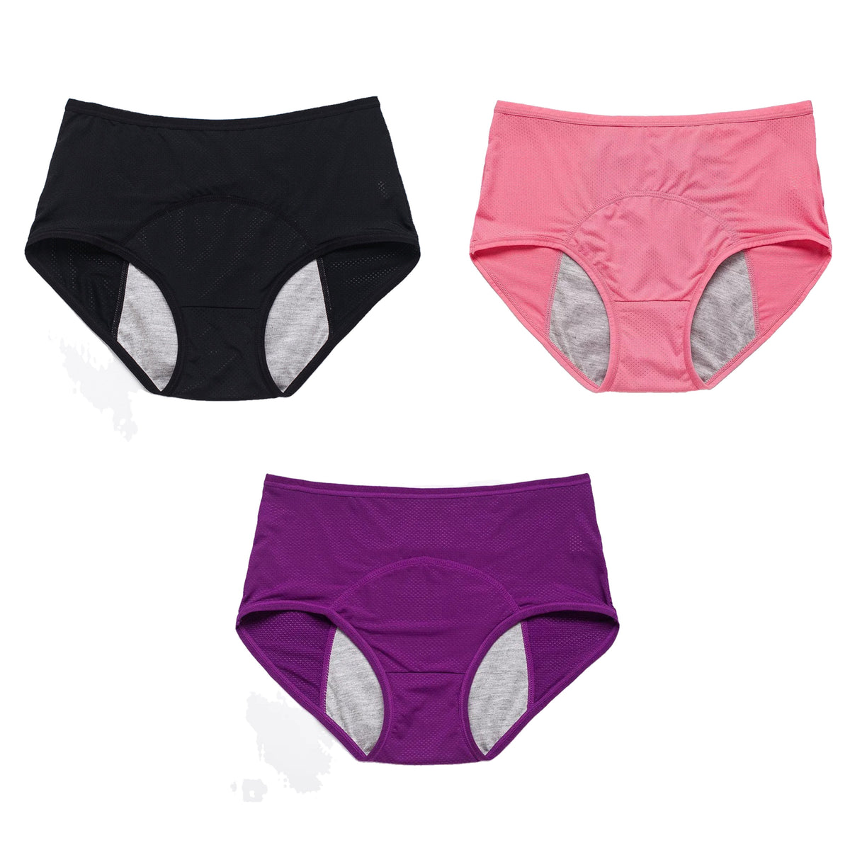 ⏳Last Day! Buy 1-Get 3 Packs!!🔥2026 Best-Selling🏆LunaBloom™ High-Waist Leak-Proof Panties ✨Butter-soft, ultra-stretchy & discreetly protective 🍃