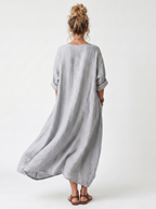 RAINA | EMBROIDERED MIDI DRESS