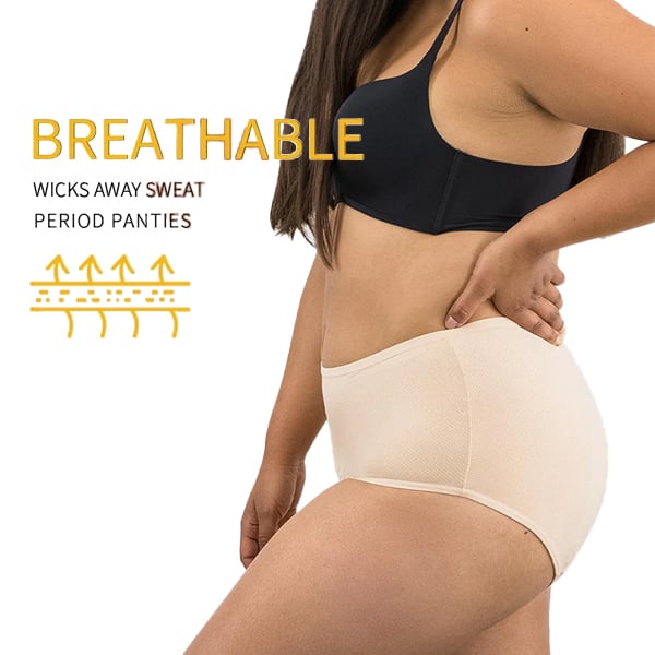 ⏳Last Day! Buy 1-Get 3 Packs!!🔥2026 Best-Selling🏆LunaBloom™ High-Waist Leak-Proof Panties ✨Butter-soft, ultra-stretchy & discreetly protective 🍃