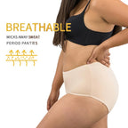 ⏳Last Day! Buy 1-Get 3 Packs!!🔥2026 Best-Selling🏆LunaBloom™ High-Waist Leak-Proof Panties ✨Butter-soft, ultra-stretchy & discreetly protective 🍃