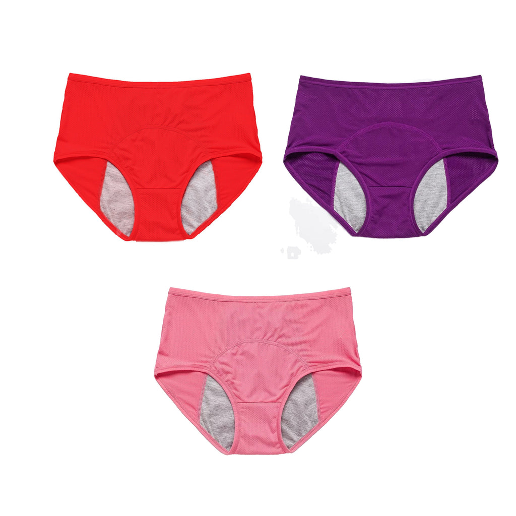 ⏳Last Day! Buy 1-Get 3 Packs!!🔥2026 Best-Selling🏆LunaBloom™ High-Waist Leak-Proof Panties ✨Butter-soft, ultra-stretchy & discreetly protective 🍃
