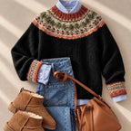 Clara™ | Chic Vintage Knit Sweater