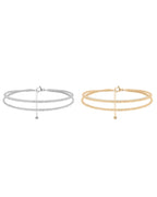 🏖️ Women's KC Gold & Sterling Silver Anklets