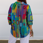 CATALINA | ARTISTIC BUTTON-FRONT BLOUSE