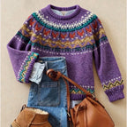Clara™ | Chic Vintage Knit Sweater