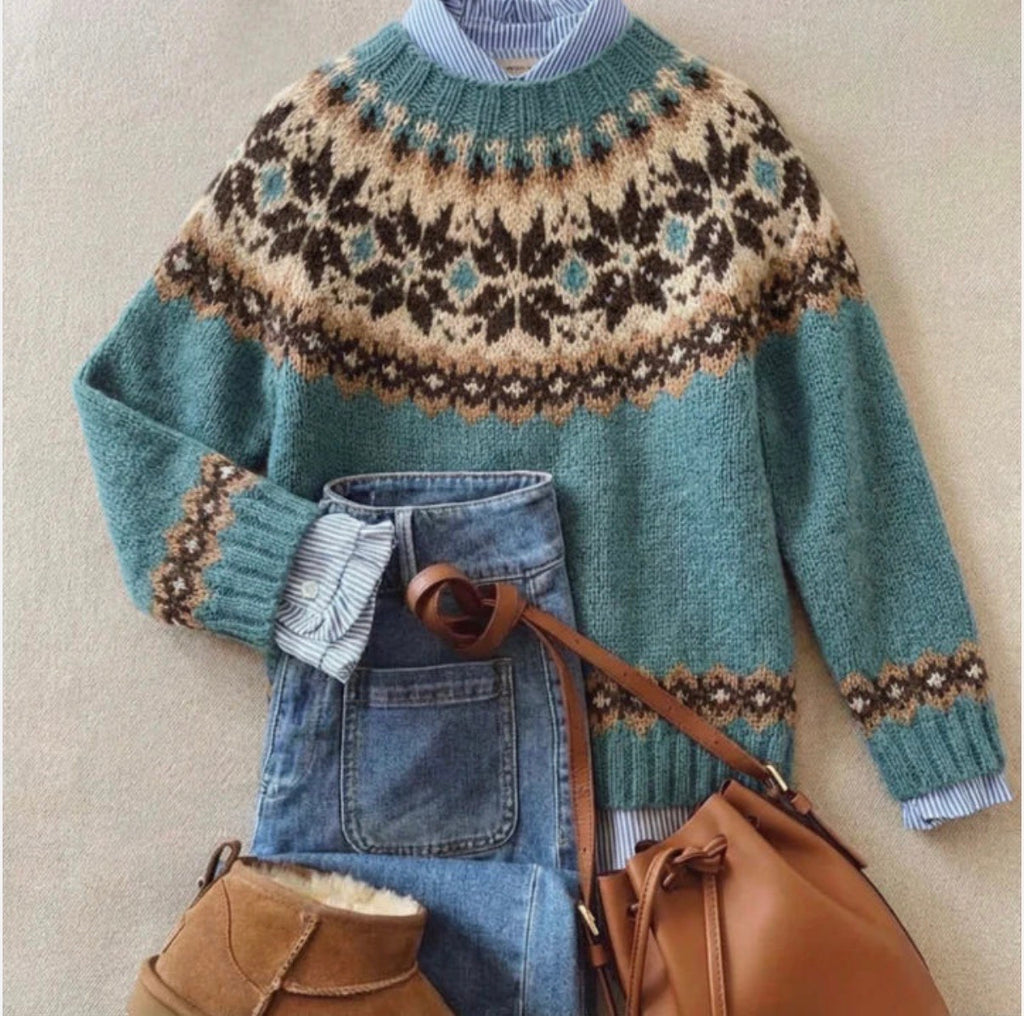 Clara™ | Chic Vintage Knit Sweater