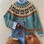 Clara™ | Chic Vintage Knit Sweater