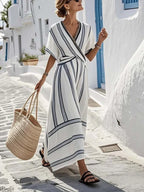 Serenity | Chic Coastal Maxi with Flattering Fit and Breathable Ease