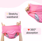 ⏳Last Day! Buy 1-Get 3 Packs!!🔥2026 Best-Selling🏆LunaBloom™ High-Waist Leak-Proof Panties ✨Butter-soft, ultra-stretchy & discreetly protective 🍃