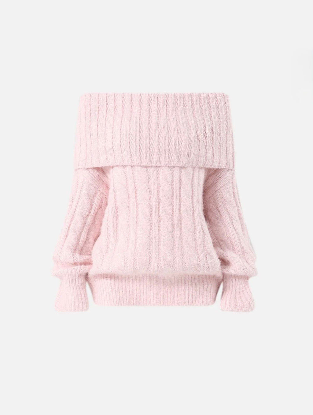 Celèsta Knit Off-The-Shoulder Sweater