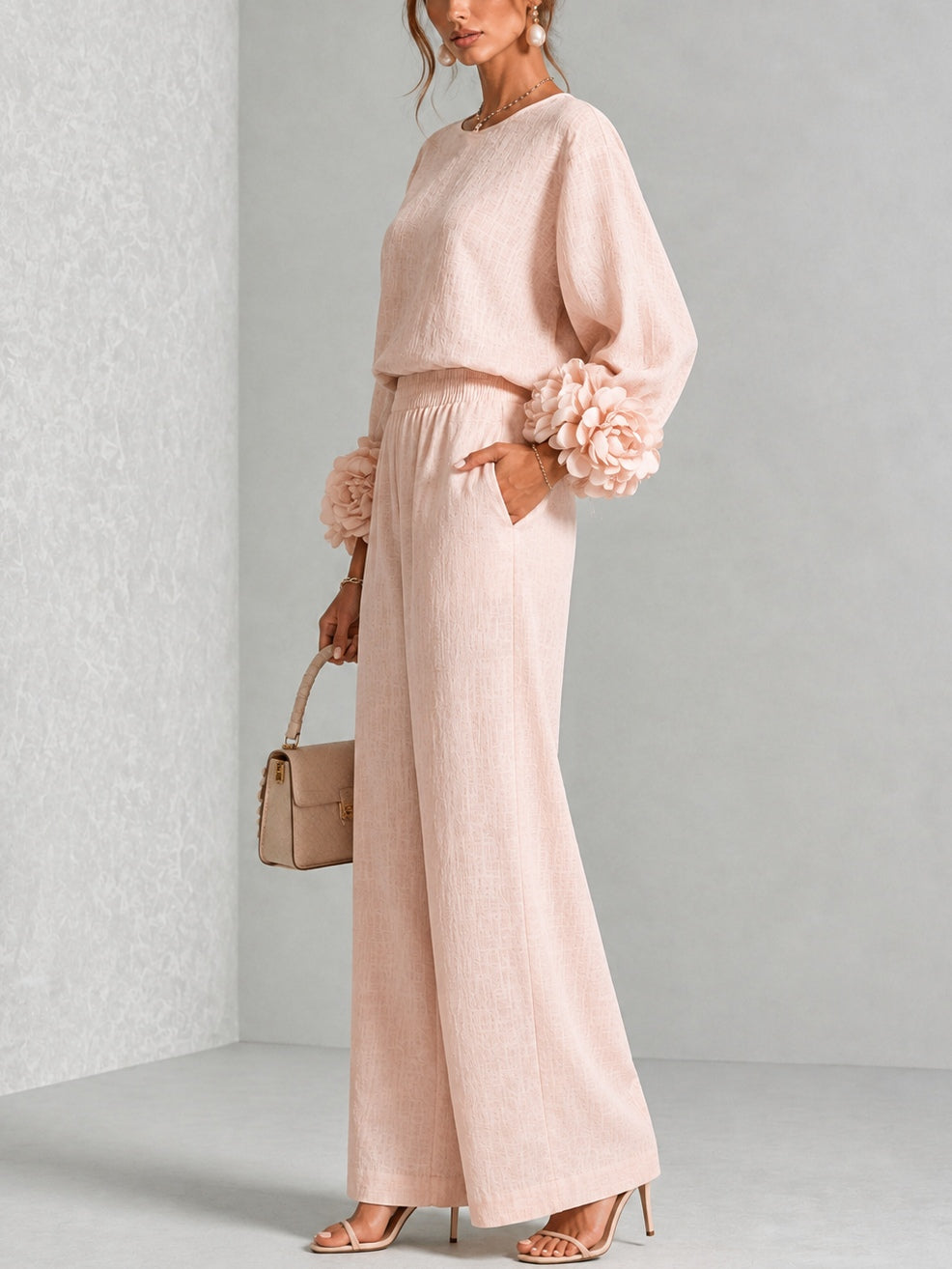 EMILY | FLORAL CUFF TWO-PIECE SET