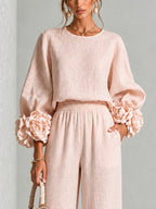 EMILY | FLORAL CUFF TWO-PIECE SET
