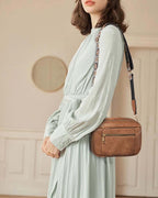Multifunctional zipper crossbody bag