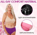 ⏳Last Day! Buy 1-Get 3 Packs!!🔥2026 Best-Selling🏆LunaBloom™ High-Waist Leak-Proof Panties ✨Butter-soft, ultra-stretchy & discreetly protective 🍃
