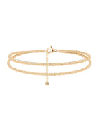 🏖️ Women's KC Gold & Sterling Silver Anklets