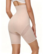 High Waist Cross Double Layer Tummy Control Pants