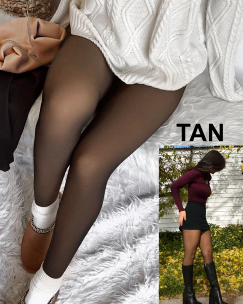 Magic Fleece Lined Leggings Comfort Fleece Tights