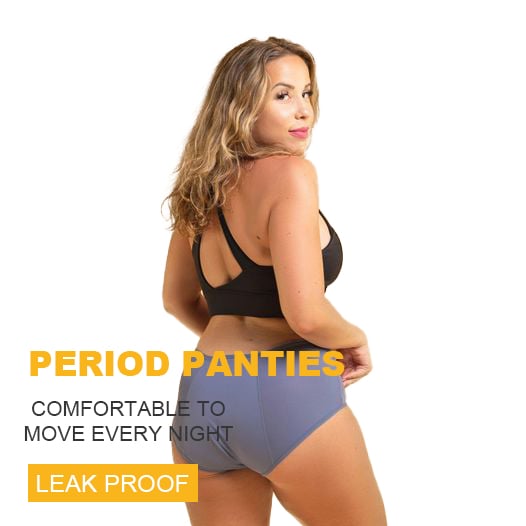 ⏳Last Day! Buy 1-Get 3 Packs!!🔥2026 Best-Selling🏆LunaBloom™ High-Waist Leak-Proof Panties ✨Butter-soft, ultra-stretchy & discreetly protective 🍃