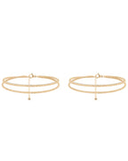 🏖️ Women's KC Gold & Sterling Silver Anklets