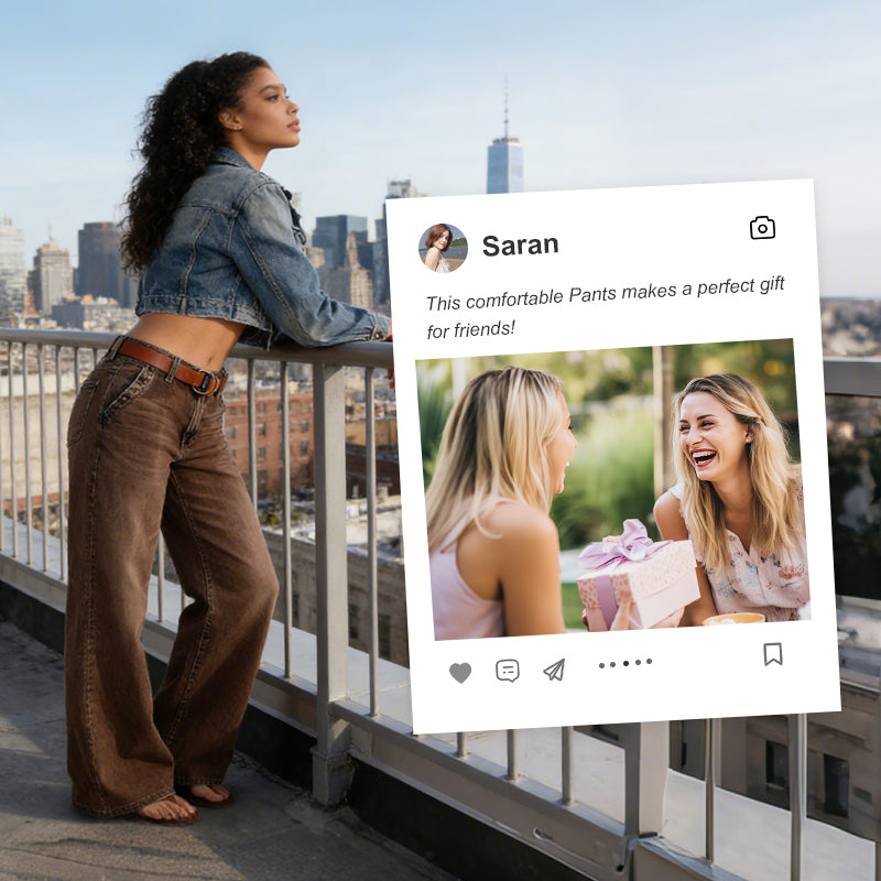High-Waist Wide-Leg Jeans