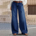 High-Waist Wide-Leg Jeans